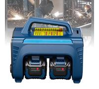 UPLTOE Cordless Welding Machine Battery Powered Portable,Welder + battery+ charger,LED Display,Adjustable current,Hot Start Portable Stick Core Welder,for Outdoor Metal Repair. 2batteries