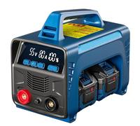 UPLTOE Cordless Welding Machine Portable,LED Display,MMA ARC 160A Battery Powered Welder Machine,for Outdoor Metal Repair,welders welding. 2batteries