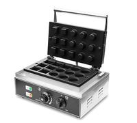UPLTOE Egg Tart Shell Forming Baking Machine, 8/15-Cavity Commercial Tart Maker 7Square+8Round