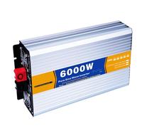 UPLTOE Power Inverter 3000w/4000w/5000w/6000w/8000w Dc 12v 24v 48v 60v to Ac 110v,Pure Sine Wave Car Inverter with Intelligent Color Screen Display for Camping 6000w-24v