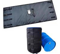 UPLTOE Professional 1000L IBC Tote/Tank Heater Blanket-110V 220V, 4000W, Quickly Heat and Optional Adjustable Temp 0~120℃,for Extreme Low Temperatures. Black-200L