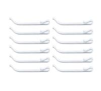 Upluckey 12Pcs Tool Box Drawer Slide Retaining Clips Replacement | Heat Treated Spring Steel, 41.2mm Length, Fits Napa Matco Proto Craftsman, Permanent Drawer Repair