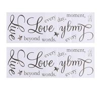 Upluckey 2 Sheets Live Laugh Love Wall Decor Live Every Moment Laugh Every Day Love Beyond Words Stickers Wall Decor Stickers