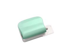 Upluckey 5 Hole Paper Puncher, Mini Portable Punch for A4 A5 B5, Green | Punches 5 Sheets, 5.5mm Hole Diameter, 9.5mm Spacing, 7mm Depth, Abs Iron Build, Fits 20 26 30 Hole Binders, Scrapbook Craft