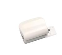 Upluckey 5 Hole Paper Puncher, Mini Portable Punch for A4 A5 B5, White | Punches 5 Sheets, 5.5mm Hole Diameter, 9.5mm Spacing, 7mm Depth, Abs Iron Build, Fits 20 26 30 Hole Binders, Scrapbook Craft