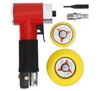 Upluckey Air Sander, Pneumatic Polisher for 2-3 Inch Discs 15000rpm | Compressed Air Powered, Coarse Grinding Fine Polishing, Fits Wool And Sponge Balls, Metal Wood Automotive Use, Waxing