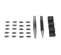 Upluckey Chainsaw Chain Breaker Kit 13Pcs Repair Tool for 3/8 .325 .404 | Works With 1/4 Pitch Chains, High Carbon Steel, 10 Pairs Master Links, Base And Pins Included, Portable Outdoor Maintenance