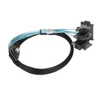 Upluckey Mini SAS SFF 8087 to 8482 4 SATA Adapter Cable 0.5M 1.6ft | 12Gbps Transfer Rate, Tinned Copper Core, Aluminum Foil Shielding, 7 Gold-Plated Contacts, Direct Backplane Attachment