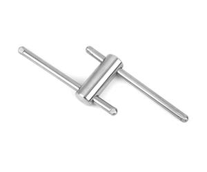 Upluckey Snooker Cue Tip Press Tool, Stainless Steel, Curved Base | Fits 10 To 14Mm Round Tips, Fine Thread 3-5X Ordinary, 1-2 Hour Pressing, Auto Leveling Arc Groove