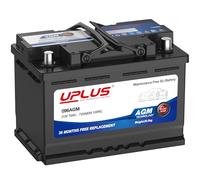 UPLUS 096AGM Car Battery, 12V 70Ah Maintenance Free Automotive Start-Stop Battery, 720A 120RC, High Performance Batteries Type 096 Agm 278L x 175W x 190H (mm)