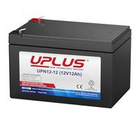 UPLUS LP12-12 UNP12-12 12V12Ah Rechargeable Agm Battery Compatible with T2(F2) Terminal, SLA Battery Replacement Batteries for Golf Trolley, Mobility, UPS System, Electric Scooter, Home Alarm System