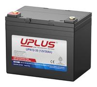 UPLUS UPN12-30 12V 30Ah Deep Cycle AGM Battery, Maintenance-Free