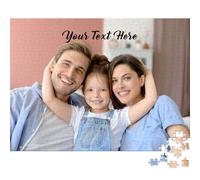 UPMALL Personalised Puzzle - Custom Photo Puzzle 120/200/300/500/1000 Pieces for Adults, Wooden Jigsaw Gifts for Family, Kids, Couples, Pet