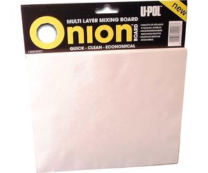 UPO Isopon Onion Board Mult Page Mixing Pallette