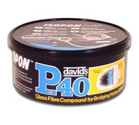 Isopon P40/S Glass Fibre Repair Paste Yellow Tin 250ml