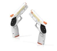 UPOK Controler Gun Stock Attachment for Meta Quest 3/Quest 3s | Weighted Handle Enhance Quest 3 FPS Games Reality Holding Feels P-istoI Grip | Anti Slip Hard Shell Case Protector