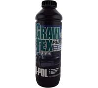 UPOL Gravitex Plus HS Stone Chip Protector - 1 Litre Black Overpaintable Primer - High Build OEM Textured Primer - 1K Solvent Based Coating - For Vehicle Underbodies, Wheel Arches & Panels