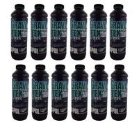 UPOL Gravitex Plus HS Stone Chip Protector - 12 x 1 Litre Black Overpaintable Primer - High Build OEM Textured Primer - 1K Solvent Based Coating - For Vehicle Underbodies, Wheel Arches & Panels