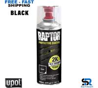 UPOL Raptor BLACK Protective Truck Bed Liner 2K Aerosol U POL 400ml Coating