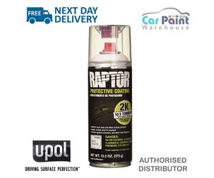 UPOL Raptor WHITE Truck Bed Liner 2K Aerosol U-POL 400ml Coating