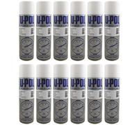 UPOL U-Pol 12 x Power Can CLEAR LACQUER Paint 500ml Aerosol Powercan Clearcoat Clear Lacquer 12 x 500ml Aerosol Cans