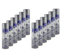 UPOL U-pol Power Can STEEL WHEELS Metallic Paint 500ml Aerosol 12 Powercan PCSS