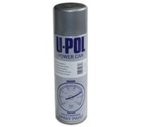 Upol U-Pol Powercan Silver Steel Wheel Paint 500Ml Metallic Coating Car