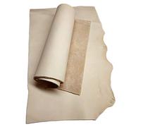 Upon Leather - Veg Tan Leather Pieces 3-4 Sq Feet - 1 LB large pieces and medium scraps | Medium weight 1.5-2.0 mm thick | Full Grain for Crafts & Workshop | Easy to tool carve paint dye stamp or mold