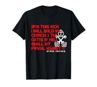 Upon This Rock I Will Build My Church Value Graphic T-Shirt