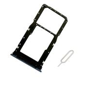 UPONEW for Motorola Moto G Power 5G 2025 Sim Card Tray & Micro SD Sim Card Holder Container Replacement Part (Black)