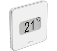 Uponor Smatrix Bave Style T-149 Room Thermostat with Humidity Sensor, Room Controller, White, 1087813