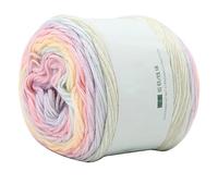 Uposao 100g Yarn Bobbel Gradient Cotton, 100% Soft Warm Multicolor Cake DIY Rainbow for Knitting or Crochet, Type 21
