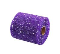 Uposao 1Roll Flower Wrapping Mesh Paper DIY Wedding Party Snow Dot Yarn Floral Bouquet Gift Packaging Materials Craft Decor Florist Supplies Holiday Wedding Birthday Decoration, 16 Yards