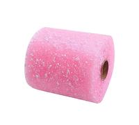 Uposao 1Roll Flower Wrapping Mesh Paper DIY Wedding Party Snow Dot Yarn Floral Bouquet Gift Packaging Materials Craft Decor Florist Supplies Holiday Wedding Birthday Decoration, 16 Yards