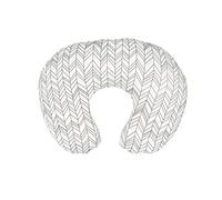 Uposao Baby Nursing Pillow Cover, Newborn U-Shaped Breastfeeding Pillowcase Cushion Cover Stretchy Replaceable for Infant Newborn Feeding Baby Boy and Girl,55x40CM