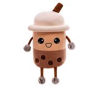 Uposao Bubble Tea Plush Toy Cuddly Toy, Cartoon Plush Dolls Funny Cushion Milk Tea Soft Doll Tea Cup Cushion Children's Toy Birthday Gift for Children Girls, 40cm