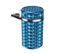 Uposao Car Ashtray, Portable Air Vent Car Ashtray with Lid And LED Smokeless Self Extinguishing Ash Car Cup Holder Trash Can Windproof Cigarette Ashtray for Outdoors Office Home Camping