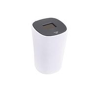 Uposao Car Ashtray, Portable Solar Ashtray with Lid And LED Smokeless Self Extinguishing Ash Car Cup Holder Trash Can Windproof Cigarette Ashtray for Outdoors Office Home Camping