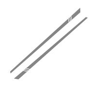 Uposao Car Body Side Stripes, Car Hood Stripe Decal Stickers PVC Racing Stripe Graphic Sticker Car Body Stickers Decal Decoration for Cars SUV Truck Off-Road Vehicles, 2Pcs