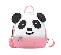 Uposao Children's Backpack, Toddler Kids School Bag 3D Panda Pattern Animal Design Leather Childrens Bag Kindergarden School Bag Lunch Bag Rucksack for Boys Girls