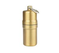 Uposao Cigarette Case Portable Keychain Waterproof Cigarette Box Mini Aluminum Alloy Cigarette Case Holder Pocket Medicine Holder for Mens Women
