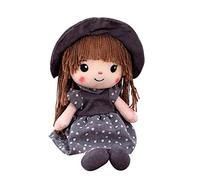 Uposao Cute Rag Doll Soft Cuddly Stuffed Toy Companion Toys Beautiful Ragdoll Princess Plush Dolls with Hat Skirt Room Decoration Doll Birthday Christmas Best Gift, 40cm