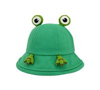 Uposao Frog Hat Summer Outdoor Foldable Bucket Hat Beach Sun Hat Cotton Fisherman Hat for Men Women