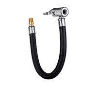 Uposao Inflator Pump Hose Adapter Air Tyre Tire Chuck Motorcycle Valve Air Rubber Hose, Locking Tire Chuck for Motorcycle Car Bicycle Pipe Air Tool