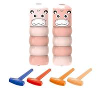 Uposao Pack of 2 Unbreakable Magic Wooden Toy, Funny Puppet Wooden Man Magic Toy for Christmas, Stadium Magic Props, Wooden Man Magic Toy, Gift for Children, Girls, Boys