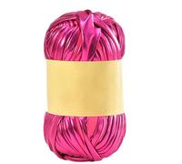 Uposao Shiny Metallic Yarn Knitting Yarn 100g Crochet Fabric Tshirt Yarn Chunky Crochet Yarn Polyester Yarn For Crochet Bag, Baskets, Rugs, DIY, Crafts