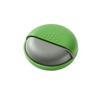 Uposao Single Cell Push-Pull Pill Organizer, 7 Day Pill Box, Medicine Storage Box, Portable Pill Dispenser, Green