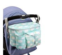 Uposao Universal Pram Organiser, Multi-function Changing Organizer Waterproof Baby Stroller Bag Organizer with Cup Holder, Must-have Pram and Stroller Accessory