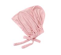 Uposao Women Under Scarf Hat Hijab Cap, Islamic Muslim Hijab Undercap Under Inner Under Scarf Hat Back Tie Closure Turban Head Wraps Solid Color Underscarf Hijab Cap Chemotherapy Sleep Cap