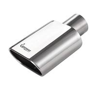 Upower Exhaust Tips 2.5" Inlet 3" 5.5" Outlet 9" Long Stainless Steel Weld-On